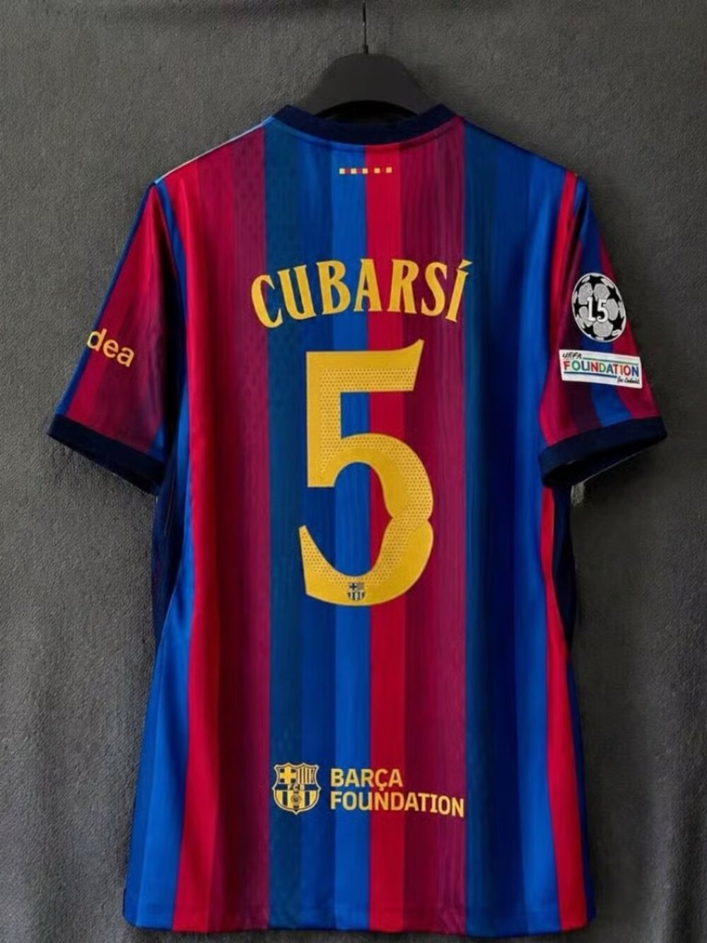 Pau Cubarsi Home 26 27 Soccer Jersey